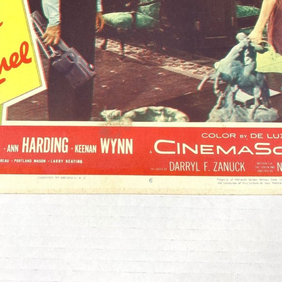 The Man in the Gray Flannel Suit 1956 Lobby Card Movie Poster Gregory Peck Drama - Picture 8 of 10